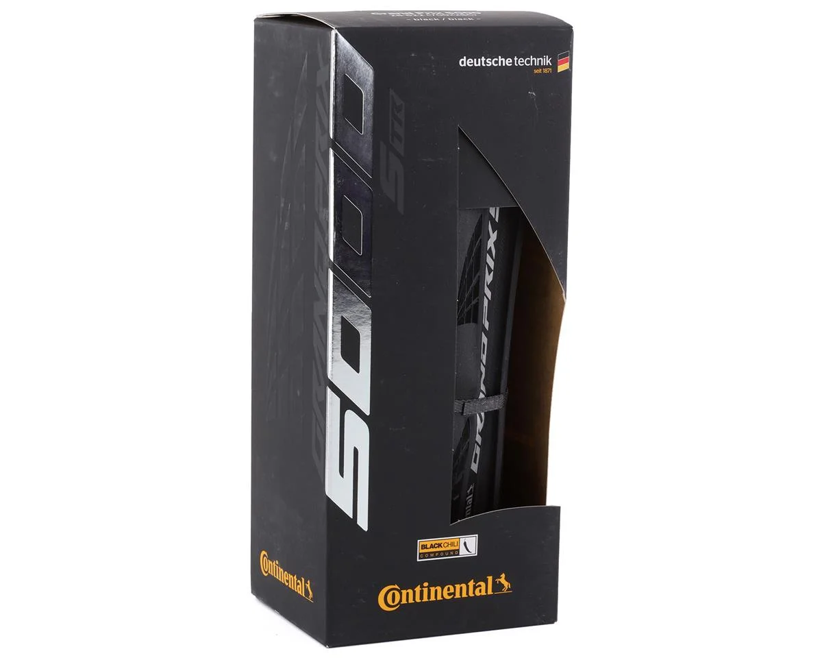 Continental Grand Prix 5000 S TR Tubeless Tire (Black) (700c) (25mm) (BlackChili/Vectran)